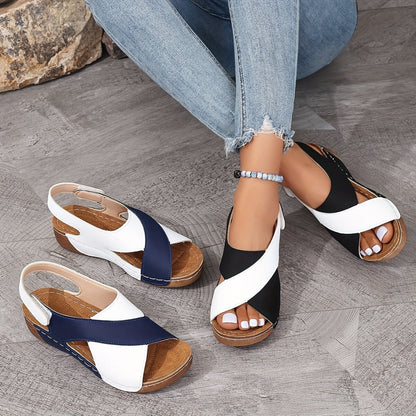 🔥 Women's Ultra Comfortable Slope Heel Orthopaedic Sandals