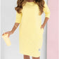 💖Limited Sale 49% OFF💖Round Neck 3/4 Sleeve Dress with Pockets