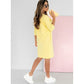 💖Limited Sale 49% OFF💖Round Neck 3/4 Sleeve Dress with Pockets