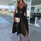 Women’s Spaghetti Straps High Slit Dress🌺Sping sale-49% OFF