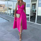 Women’s Spaghetti Straps High Slit Dress🌺Sping sale-49% OFF