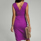 Svelte V-Neck Slit Midi Dress