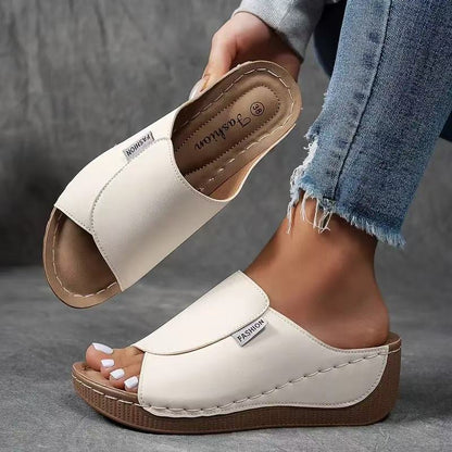 🔥2026 Hot Sale 50% OFF - Women's Casual Wedge Slide Sandals