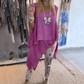 Women’s Sleeveless Tops ＆ Print Pants Two-Piece Set