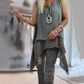 Women’s Sleeveless Tops ＆ Print Pants Two-Piece Set
