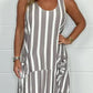 💕Limited Sale 50% OFF💕👗Stripe Oversized Tie-Front Pocket Dress