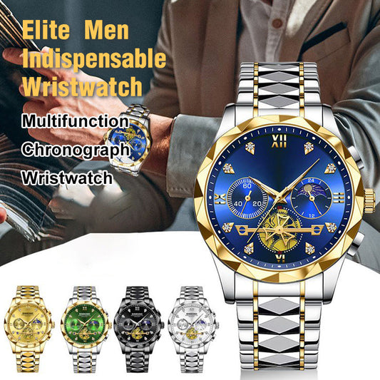 Luxury Design Dodecagon Quartz Watch New Multifunctional Men's Wristwatch🎉FREE SHIPPING