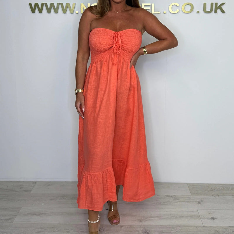 💥Special Sale 49% OFF💃Women's Strapless Maxi Dress