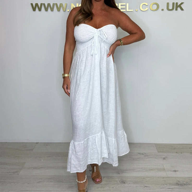 💥Special Sale 49% OFF💃Women's Strapless Maxi Dress