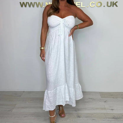 💥Special Sale 49% OFF💃Women's Strapless Maxi Dress
