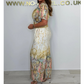 Bohemian Print Wide Leg Jumpsuit