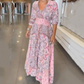 🌸 2026 Spring-Summer Trending | Elegant Floral Maxi Dress | Flow & Feminine Silhouette 💃【-50%】