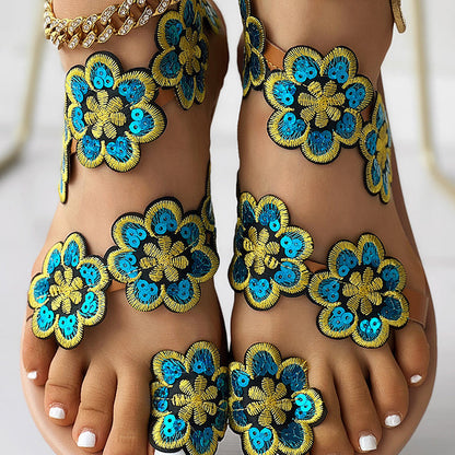 🔥2025 Summer New Products-❤️Women's Fashion Summer Printed Sandals