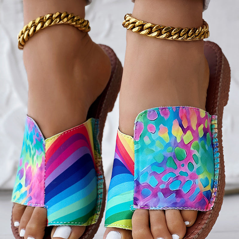 🔥2025 Summer New Products-❤️Women's Fashion Summer Printed Sandals
