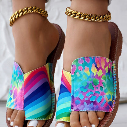 🔥2025 Summer New Products-❤️Women's Fashion Summer Printed Sandals