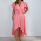 ⏳ Limited time 50% off! 💥Women's Resort Style V-Neck Polka Dot Ruffle Sleeve Dress