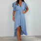 ⏳ Limited time 50% off! 💥Women's Resort Style V-Neck Polka Dot Ruffle Sleeve Dress