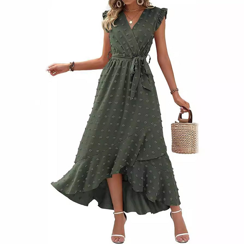 💖👗Limited Sale 50% OFF🌹Women's Fashion V-Neck Ruffle Dresses