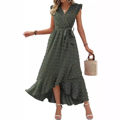 💖👗Limited Sale 50% OFF🌹Women's Fashion V-Neck Ruffle Dresses