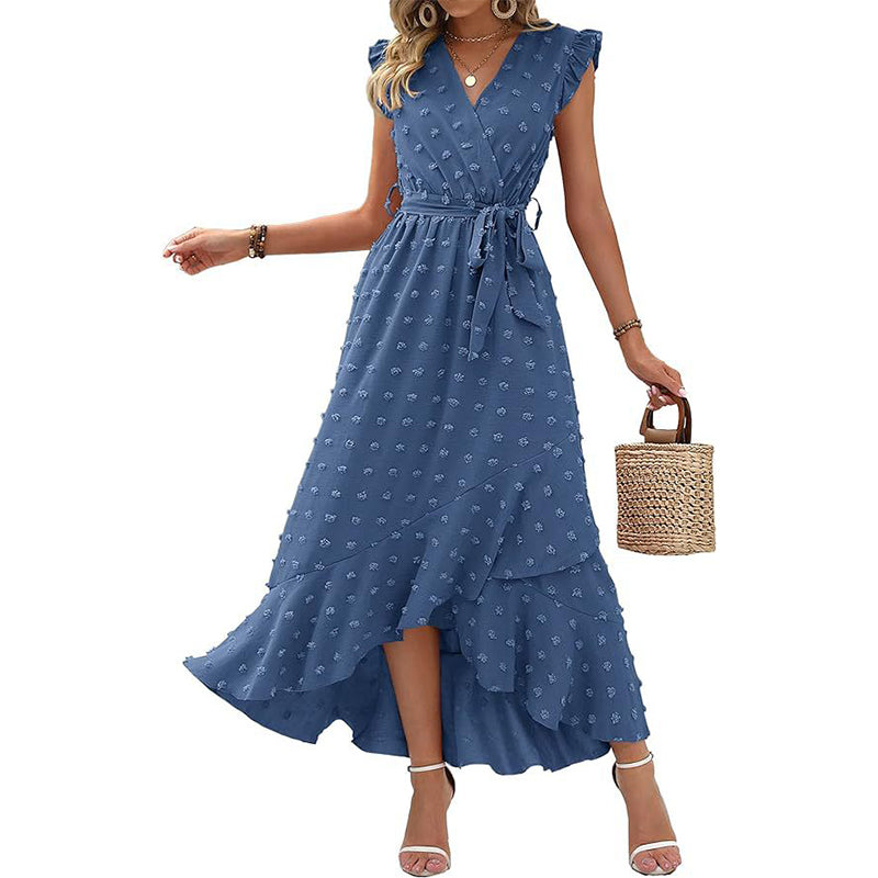 💖👗Limited Sale 50% OFF🌹Women's Fashion V-Neck Ruffle Dresses