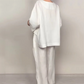 🔥2026 New arrivals - 50% OFF🌺Irregular Hem Cotton Linen Short Sleeve Casual 2-Piece Set