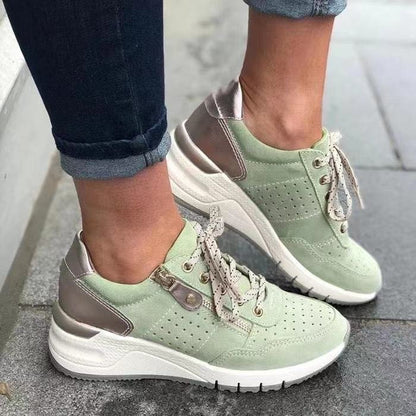 Women's Comfort Side Zipper Shoes