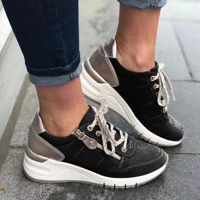 Women's Comfort Side Zipper Shoes