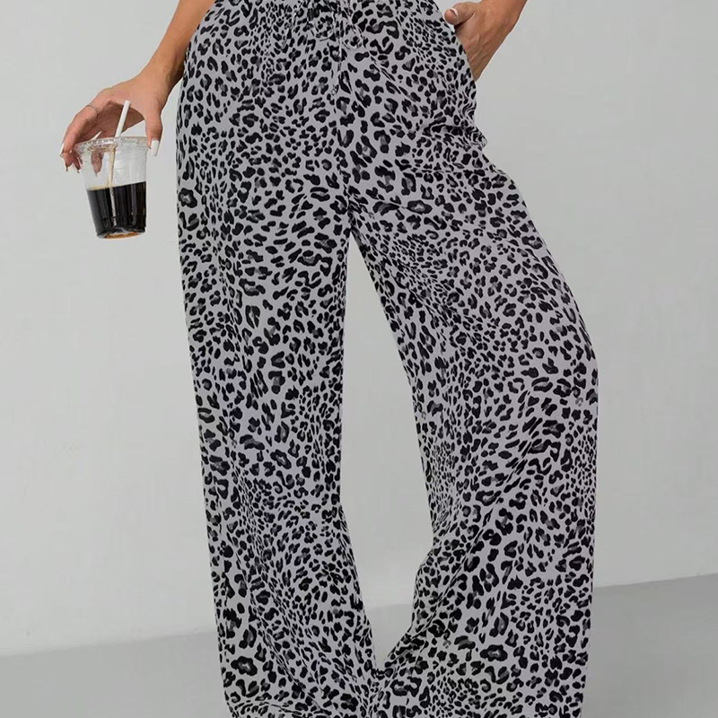 💎 LIMITED: 50% OFF WILD ELEGANCE PANTS! 💎 Leopard Print, Straight-Leg Wide Cut & 4-Way Stretch for Bold Comfort 🐆✨