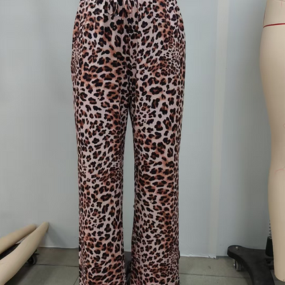💎 LIMITED: 50% OFF WILD ELEGANCE PANTS! 💎 Leopard Print, Straight-Leg Wide Cut & 4-Way Stretch for Bold Comfort 🐆✨