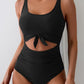 🥳2026 HOT SALE🥳💞50K+ SOLD!👵🌊 50% OFF! Ruched Tie-Knot Swimsuit – Tummy control, stylish knot front. Comfortable & flattering for holidays. Feel confident at the beach. 🩱🌸