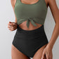 🥳2026 HOT SALE🥳💞50K+ SOLD!👵🌊 50% OFF! Ruched Tie-Knot Swimsuit – Tummy control, stylish knot front. Comfortable & flattering for holidays. Feel confident at the beach. 🩱🌸