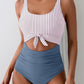 🥳2026 HOT SALE🥳💞50K+ SOLD!👵🌊 50% OFF! Ruched Tie-Knot Swimsuit – Tummy control, stylish knot front. Comfortable & flattering for holidays. Feel confident at the beach. 🩱🌸