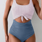 🥳2026 HOT SALE🥳💞50K+ SOLD!👵🌊 50% OFF! Ruched Tie-Knot Swimsuit – Tummy control, stylish knot front. Comfortable & flattering for holidays. Feel confident at the beach. 🩱🌸