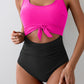 🥳2026 HOT SALE🥳💞50K+ SOLD!👵🌊 50% OFF! Ruched Tie-Knot Swimsuit – Tummy control, stylish knot front. Comfortable & flattering for holidays. Feel confident at the beach. 🩱🌸