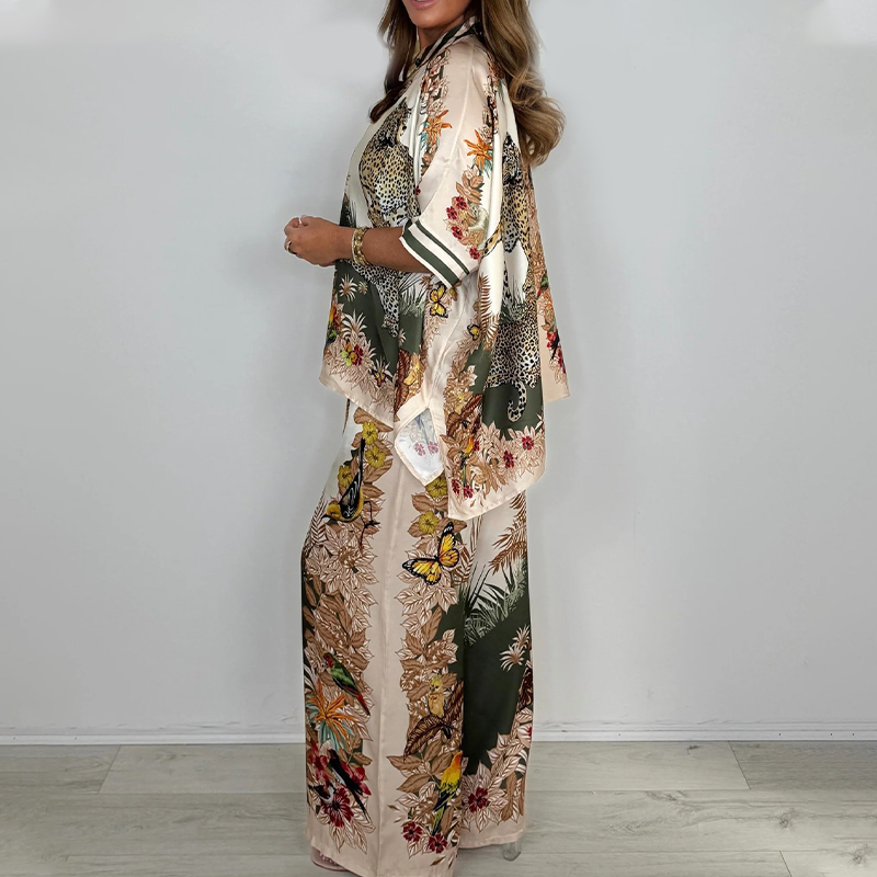 Women's Fashionable Two-Piece Printed Set
