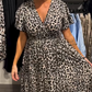 🔥Summer Hot Sale 49％ OFF💝Women’s Fashion Leopard Print Maxi Dress