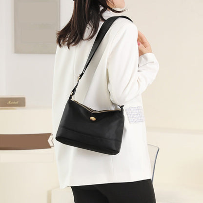 Minimalist Large-Capacity Nylon Shoulder And Crossbody Bag
