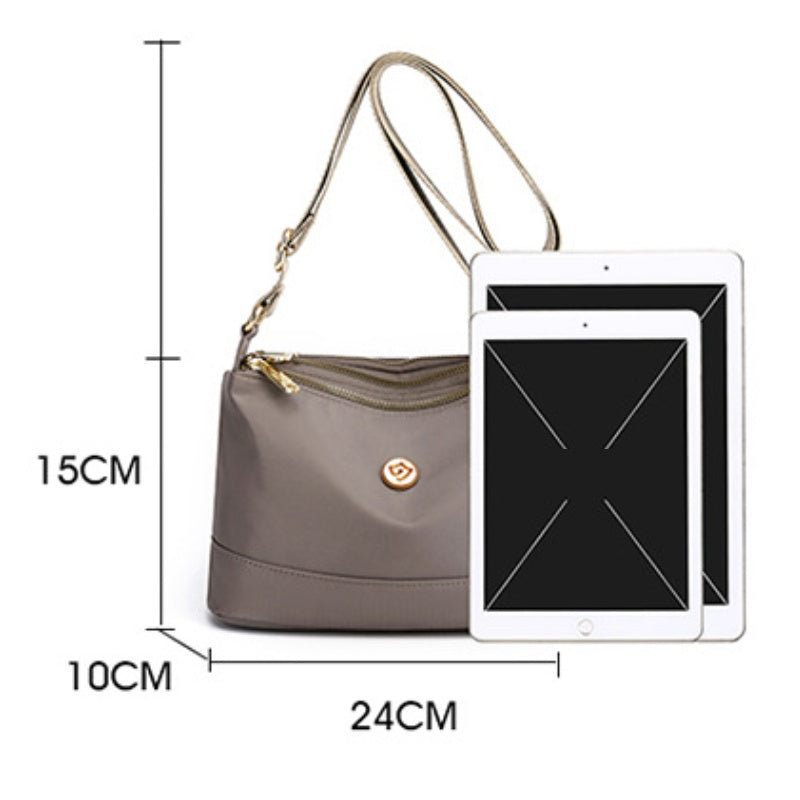 Minimalist Large-Capacity Nylon Shoulder And Crossbody Bag