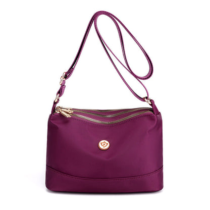 Minimalist Large-Capacity Nylon Shoulder And Crossbody Bag