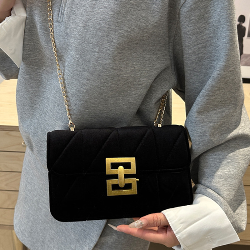 Fashion Chain Strap Quilted Square Bag