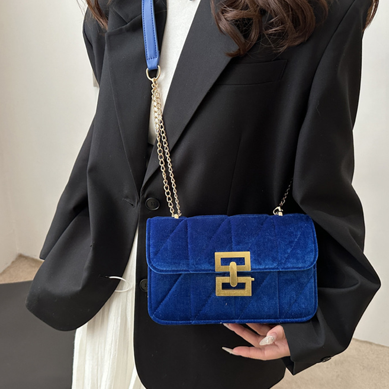 Fashion Chain Strap Quilted Square Bag