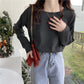 Chic Striped Long Sleeve Top
