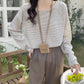 Chic Striped Long Sleeve Top