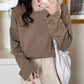 Chic Striped Long Sleeve Top
