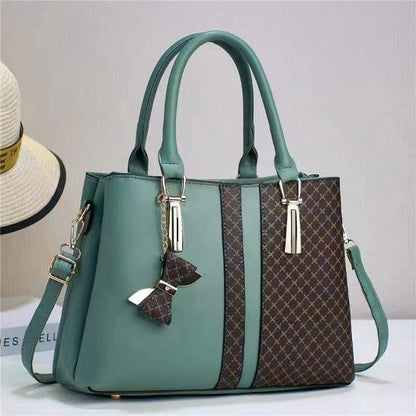 Elegant Patchwork Bag - Multi-Layer Design