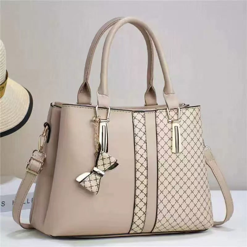 Elegant Patchwork Bag - Multi-Layer Design