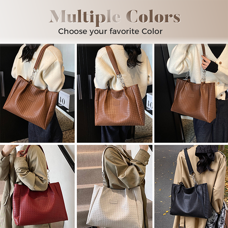 🍂Women's Synthetic Leather Tote Bag