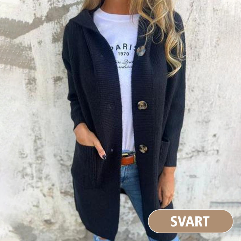 🍂Autumn Special Offer 50% OFF💓Women's Button-Down Hooded Cardigan