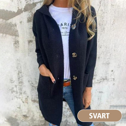 🍂Autumn Special Offer 50% OFF💓Women's Button-Down Hooded Cardigan