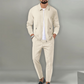 Men’s Stylish Lapel Jacket & Jogger Pants 2-Piece Set✈️Free shipping today!